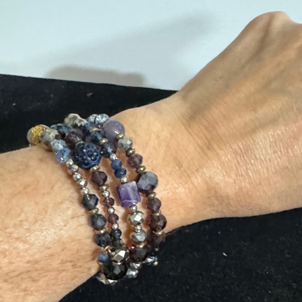 Elegant Multi-Color Beaded Bracelet